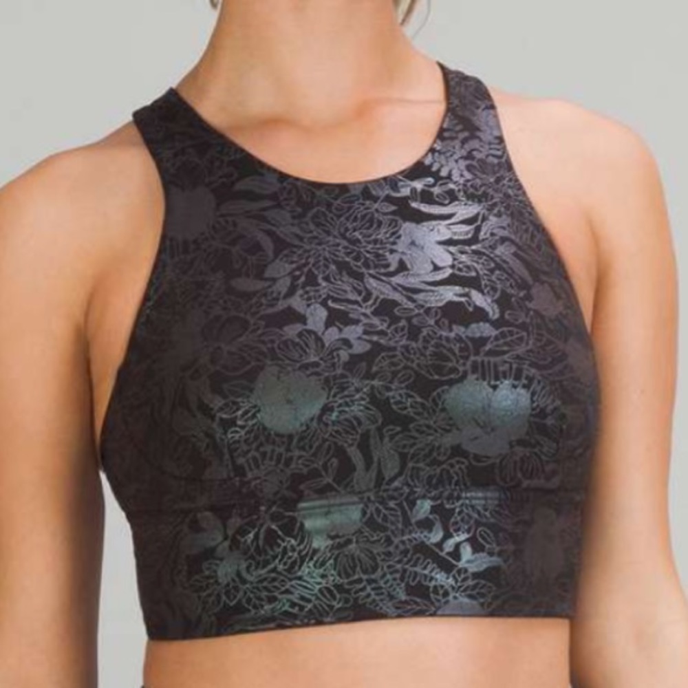Lululemon NWOT Wunder Train High neck Longline Bra Medium support C/D size 8